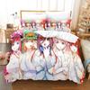 New The Quintessential Quintuplets Bedding Set Cartoon Anime Three-piece Set Adult Kid Bedroom Duvetcover Sets Cama De Casa