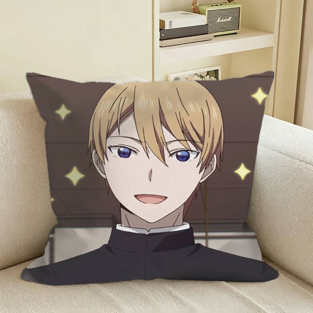Shirogane From Love Is War Square Sofa Pillow Cover Solid Color Living Room Home Decor Cushion Case