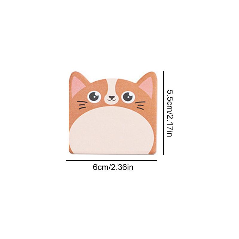 240 Sheets Cute Animal Sticky Notes Cartoon Self Adhesive Memo Pad Shaped Bookmark Markers For Kids Students