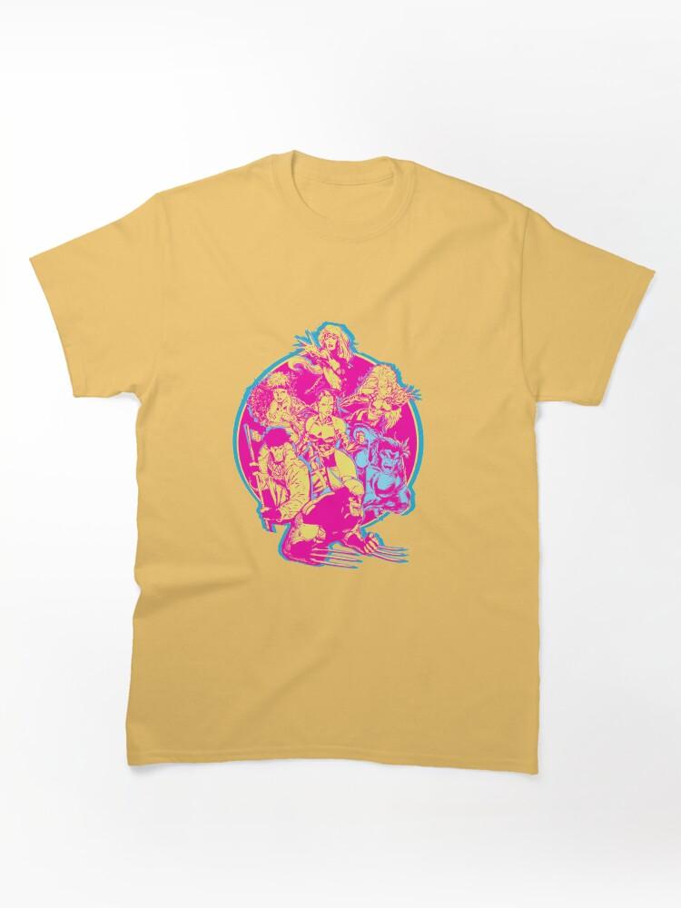 Wolverine and the X Men 90’s Retro Jim Lee X-Men Group Classic Unisex T-Shirt