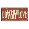 DORA Tin Sign OPENCLOSED Free WIFI License Plate Store Wall Decor Restrooms Tin Sign Vintage No Smoking WC Metal Sign Painting Plaques Poster