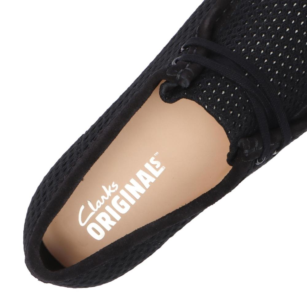 Clarks Wallabee 26175848 Black Mesh
