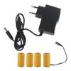 6V LR14 C Battery C Size Battery Eliminators Cable Replace 4Pcs 1.5V C