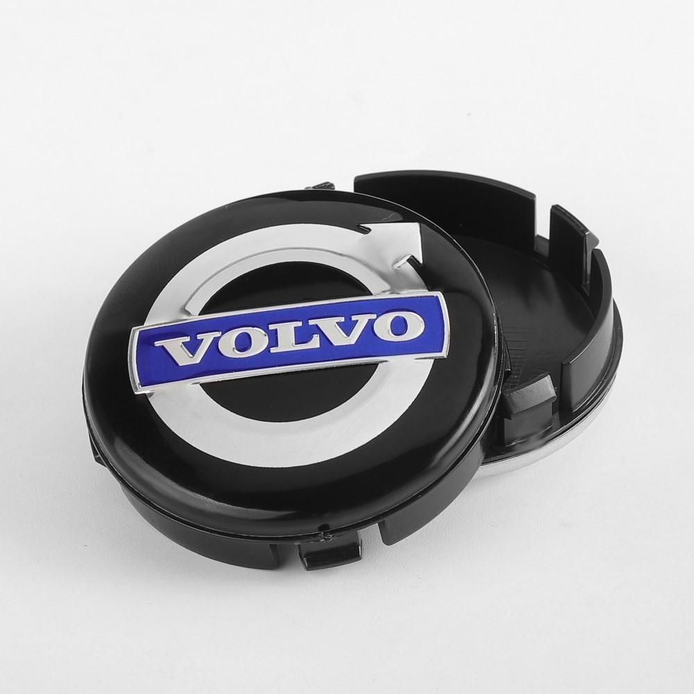 40pcs 64mm Wholesale Original Tire Hubcap Car Styling Wheel Center Hub Cap Covers Emblem For Volvo Rdesign T6 AWD C70 S40 C30 JI0
