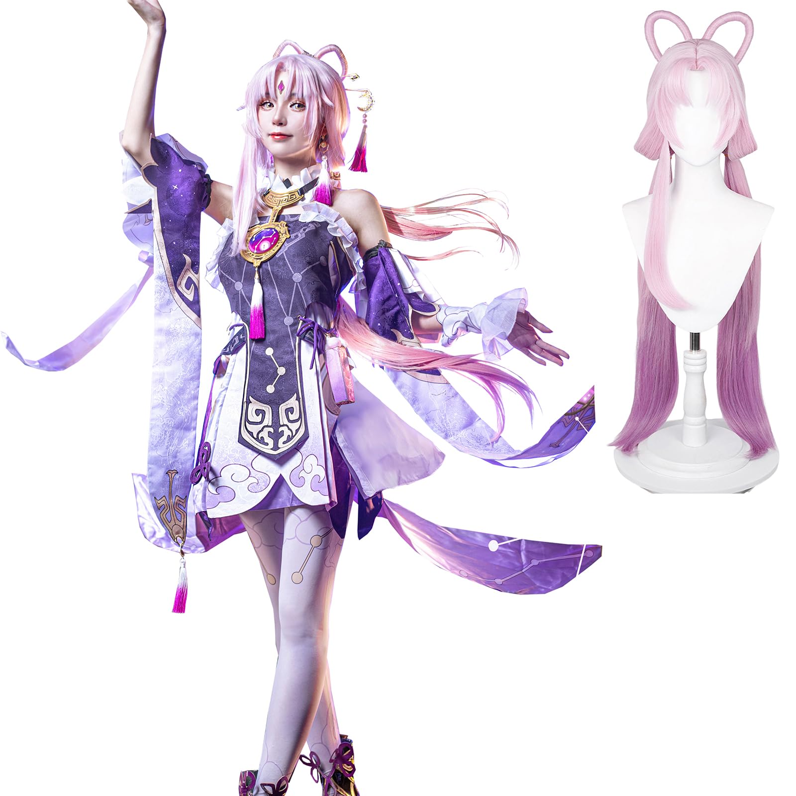 

Hokai Star Rail Фугэн Косплей Сеншу Hokai Star Rail Фугэн Фестиваль в школе Событие Размер [NOKIJP] Костюм, Лофу, Косплей, (Костюм Фуген, 2XL)