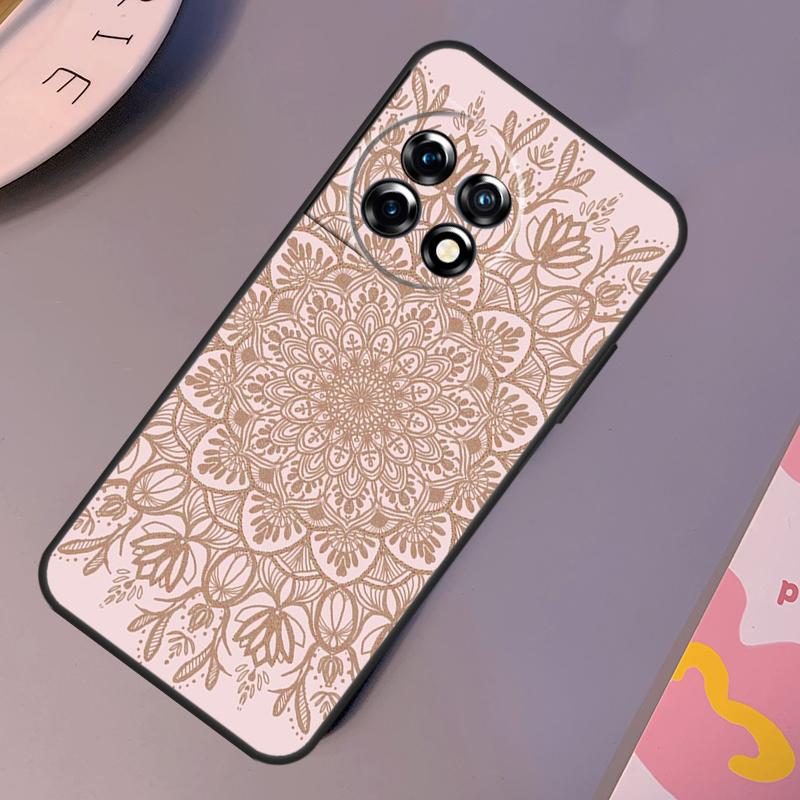 Indian Pattern Mandala Case For OnePlus 12 11 9 10 Pro 9RT 10T 10R 12R OnePlus Nord CE 2 3 Lite 2T N10 N20 Cover