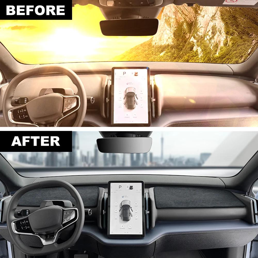 Premium Flannel For Volvo EX30 2023 2024 2025 2026 Ex30 Cross Country Car Dashboard Cover Mat Avoid Light Pad Anti-UV LHD RHD
