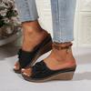 Fashion Summer Sandals Women Shoes Non-Slip Walking Shoes Slip On Shoes Woman Wedge Women's Sandals Party Slippers Woman Female Footwear