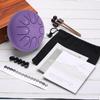 uxcell Steel Tongue Drum, 6" 8-Note Steel Hand Drum with Bag, Mallets, and Music Sheet, Worry-Free for Yoga, Meditation, and Camping (Purple)