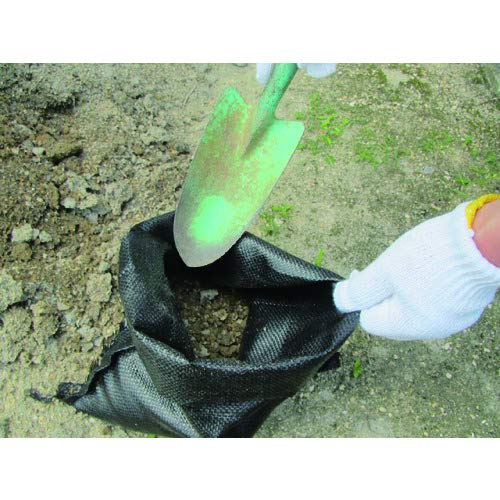 TRUSCO Small UV Black Sandbags Weather Resistant 5 Year Type 5 Pieces 30X45cm TKUVDN-5