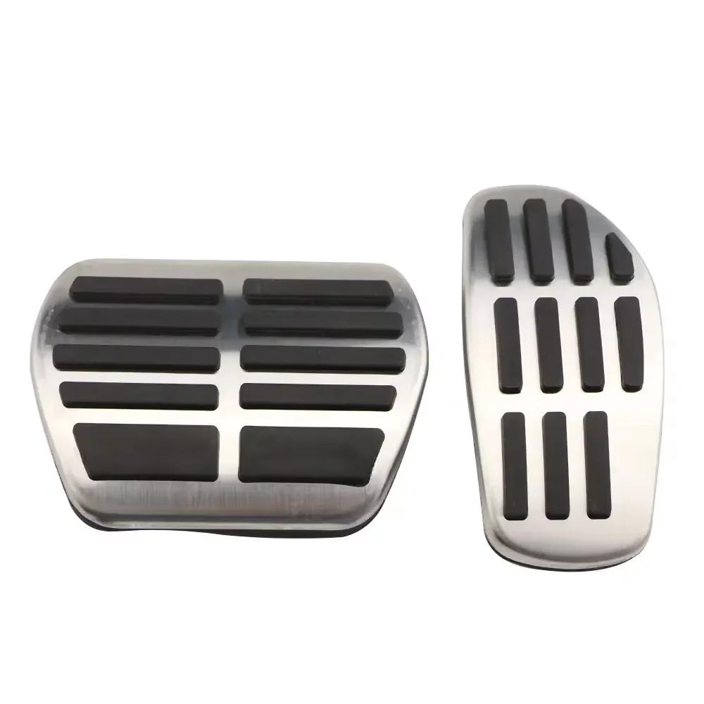 For Nissan Qashqai J12 2024 2024 2024 Stainless Steel Car Foot Pedals Brake Non-slip No Drilling Alloy Covers Parts Accessories