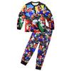 Set Animated Cartoon Digital Printing Medium And Older Children'S Loungewear Set Long-Sleeved Two-Piece Set Sleeping 7837
