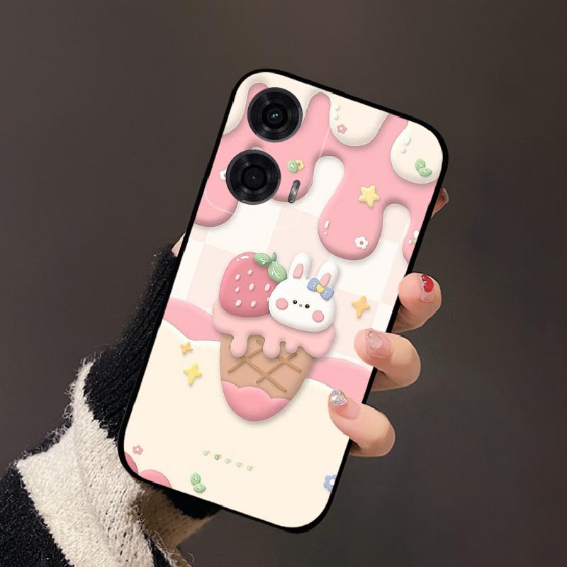 For Moto G34 G45 5G Case G04 G04s G24 Power 4G Shockproof Soft Silicone TPU Cover For Motorola Moto E14 Phone Protective Fundas