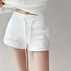 Women Athletic Shorts Summer Sexy Booty Workout Yoga Shorts High Waist Mini Shorts with Drawstring And Pockets for Gym Running Cycling
