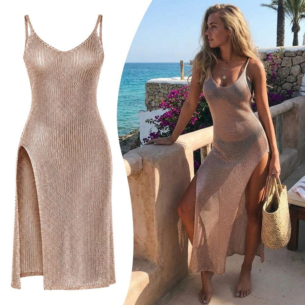 Long Women Beach Skirt Summer Bikini Skirt Fashion Swimming Skirt for Women