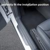 For Tesla Model Y Juniper 2026 2025 Front Rear Door Sill Protection Pads Automotive Interior Suede Protective Pad Accessories