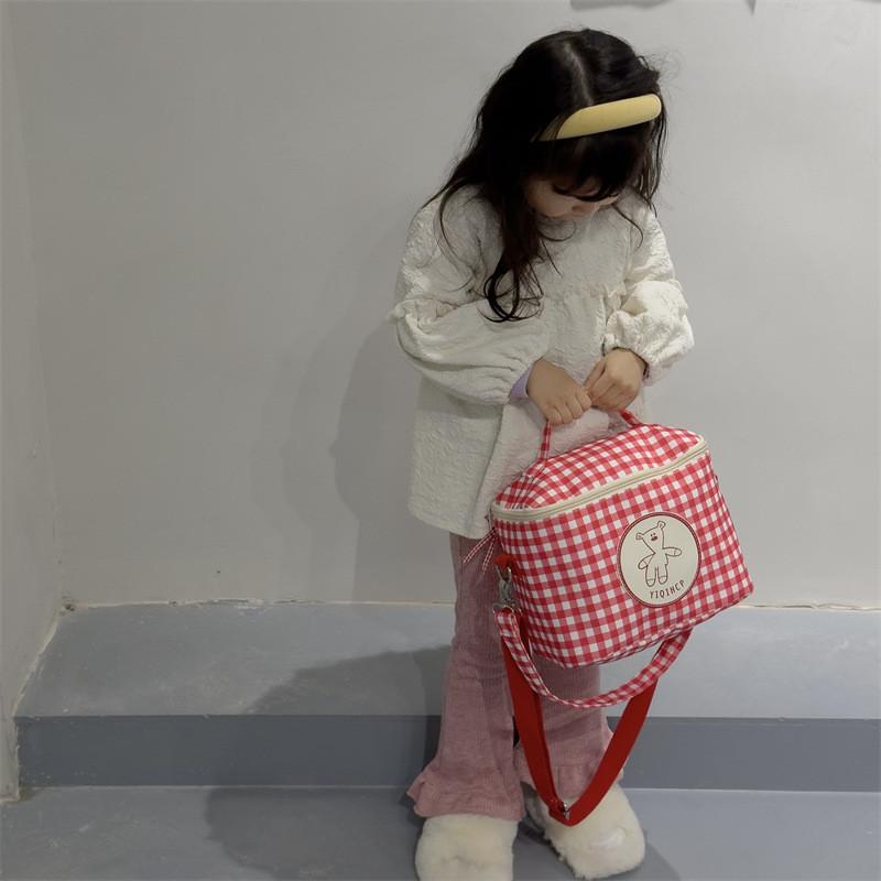 Adorable Cartoon Children's Bag Stylish Canvas Handbag For Toddler Boys And Girls