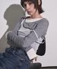 SIGREAT Mesh Layered T-Shirt_Gray