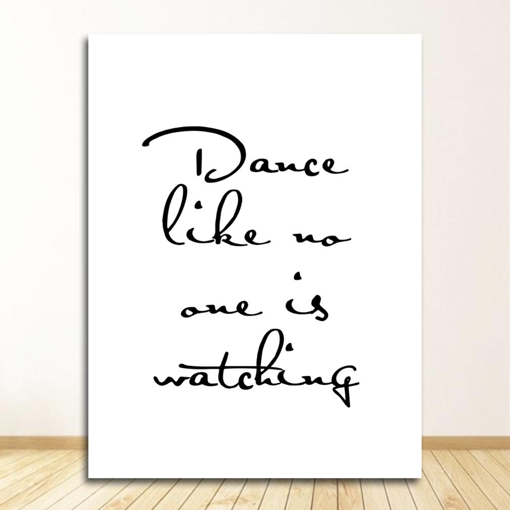 Simple Art Posters Home Decor Letters Print Canvas Painting Wall Art Fresh Minimalist for Living Room Picture