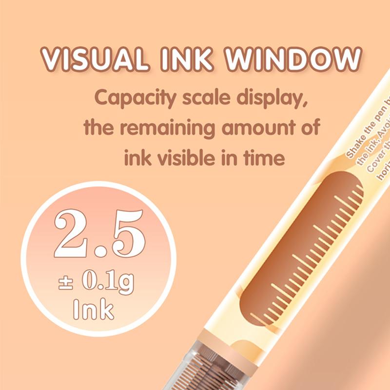 12pcs Brush Acrylic Marker Pens Set Skin Tone & Macaron Colors Direct Liquid Soft Head for Illustration Drawing Painting