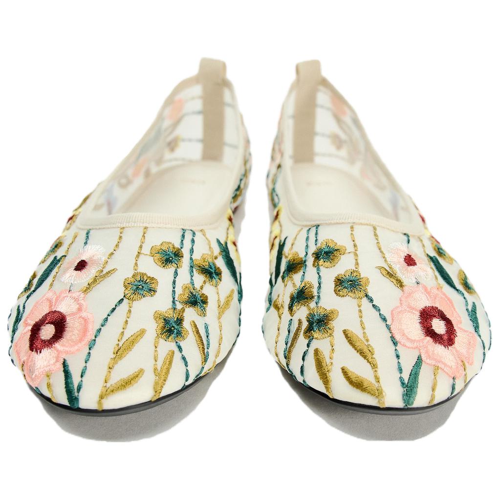 Zara Comfortable Casual Slip-On Round-Toe Shoes Women Shoes White 11563310002