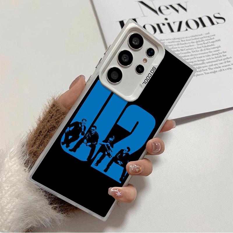 

U-U2 Rock Band Soft Phone Case for Samsung Galaxy S24 S25 FE S26 Edge S23 Ultra S22 Plus S21 + Shockproof Cover Back Shell Samsung S20 FE