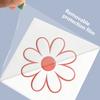 10Pcs Shiny Crystal Gloss Surface Little Daisy Tile Stickers Waterproof Peel and Stick Wall Decals Protective Film Kitchen Backsplash Bathroom