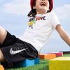 Nike Cartoon Print Round Neck Short Sleeve T-Shirt Kids Tops White DX7623-100
