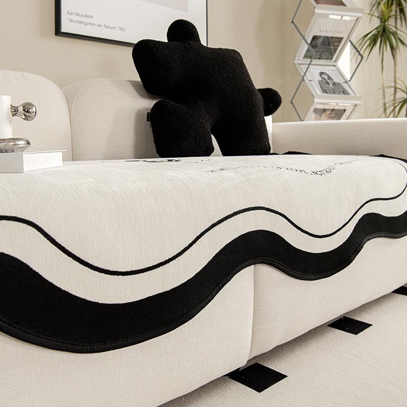 Irregular Special-Shaped Sofa Cushion, Universal In All Seasons, New  High-Grade Leather Sofa Cover, Non-Slip Cover Cloth Towel