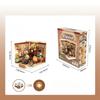 Capybara Super Town Series Building Blocks Retro Model Ornaments Bricks Desktop Ornaments Kids Educational DIY Toy Holiday Gifts