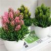 Wedding Home Decor Desktop Ornament Plastic Plant Fake Potted Simulation Bonsai Artificial Flower