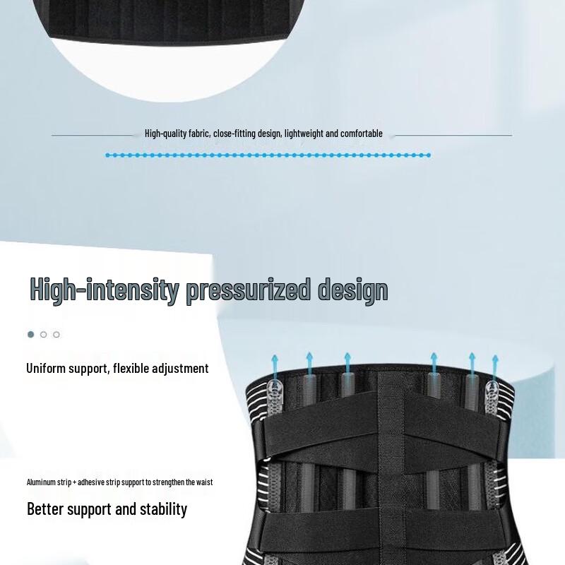 Fitness-Kompression-Lendenwirbelstützgürtel mit Stahlplatte