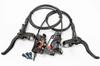 Lightweight Shimano ALIVIO M4000 Series High-Performance Hydraulic Disc Brakes (BL-MT401, BR-MT410) Front and Rear Set (Black) (No Rotors)