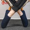 Yrzl Winter Slippers Men Couple Slippers Non-Slip Warm Women And Men Slipper Indoor Soft Shoes Comfortable Flat Home Cotton Shoe