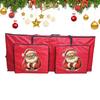Christmas Tree Storage Bag Zippered Organizer With 2 Front Pockets Waterproof Oxford Cloth Dustproof Garland Organizer Pouch