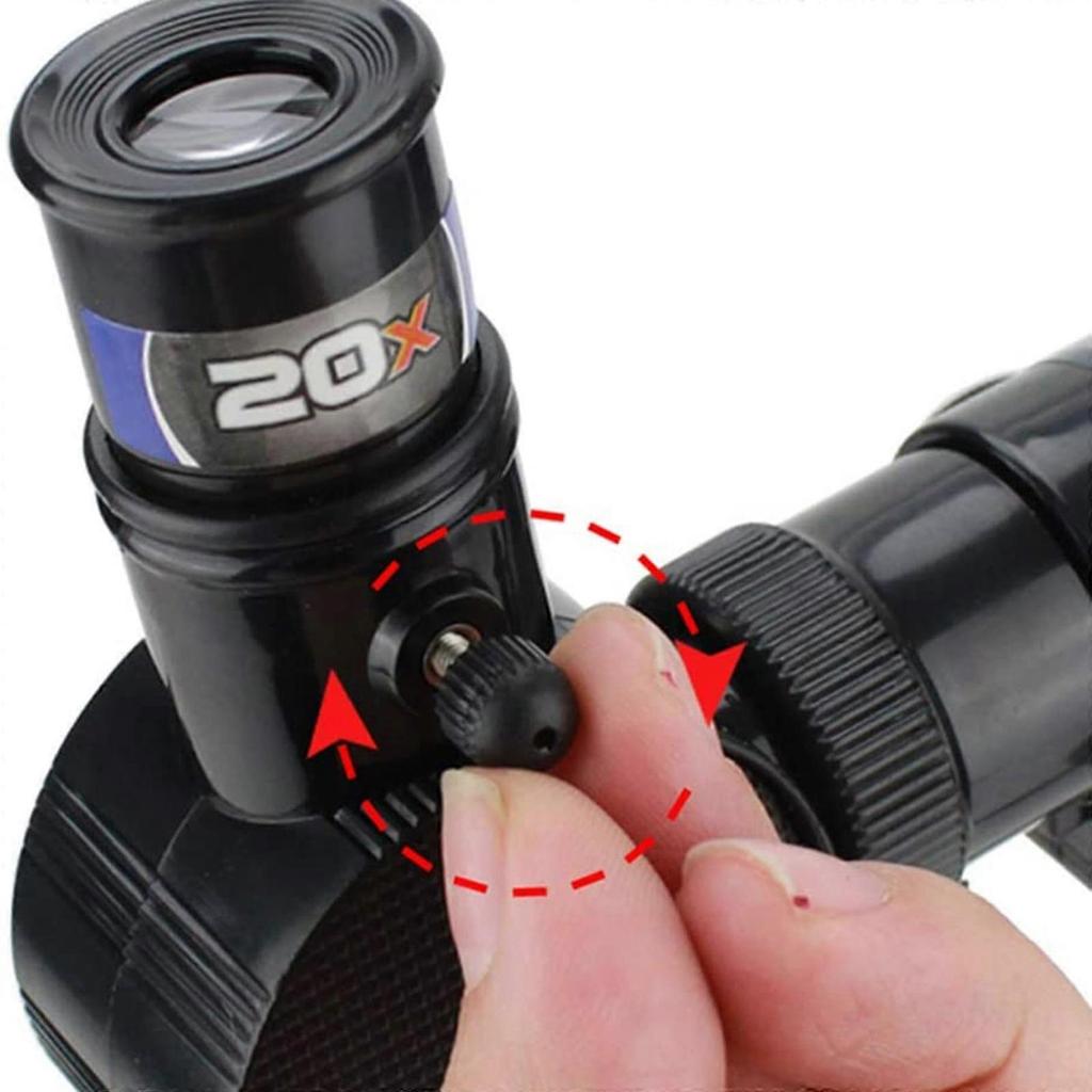 50mm Kids' Telescope Portable Travel Telescope Starter Scope Astronomical Refractors Telescopes with Adjustable Tripod  