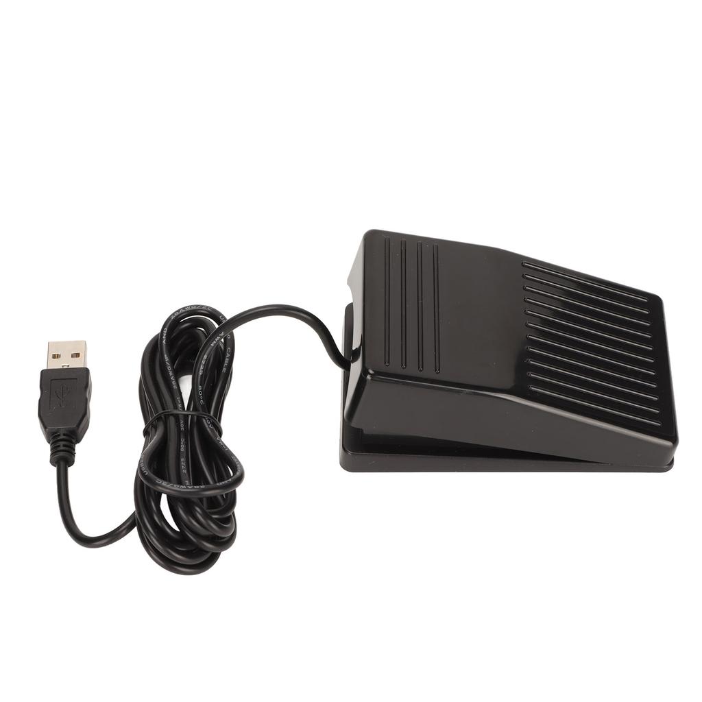 USB Fotsvitsjpedal Mekanisk bryter Multifunksjonell Enkel Fotsvitsjpedal med 2 Meter Kabel for Datamaskin