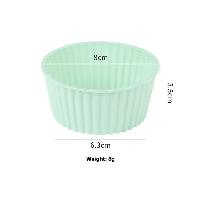 Stampo per Torta in Silicone Ciotola per Friggitrice ad Aria Riutilizzabile per Casa Forno Stampo per Torta Budino Accessori da Forno per Cucina