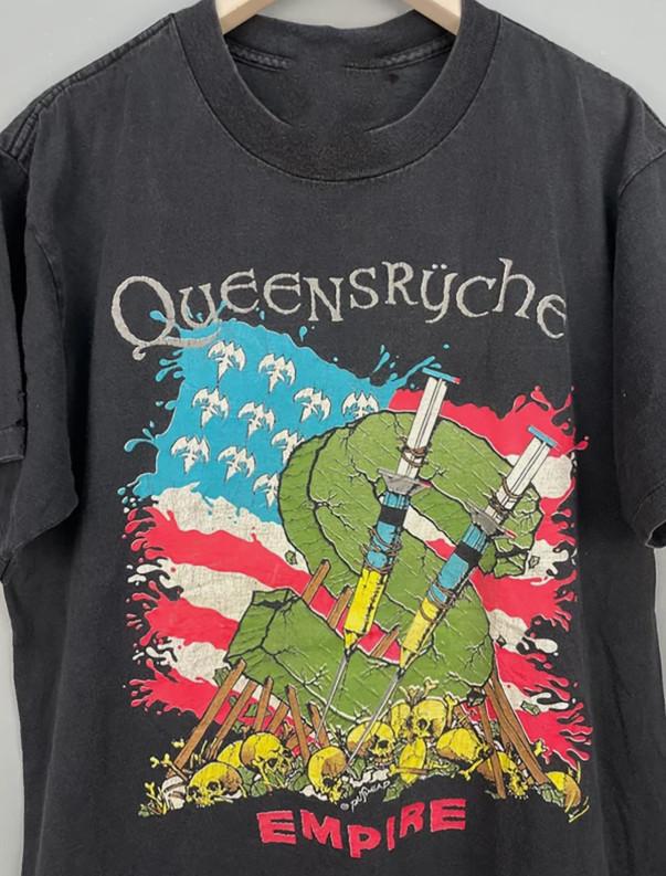 Queensryche Empire 1991 Мировой тур S to 5XL Футболка Унисекс Футболка XXL