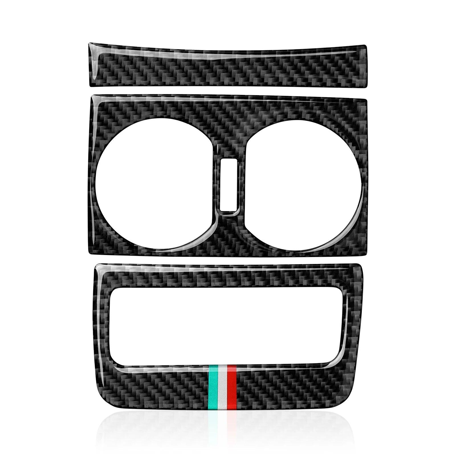 

Заднее вентиляционное отверстие автомобиля, отделка вентиляционного отверстия переменного тока, наклейка из углеродного волокна, накладка для Alfa Romeo 159, аксессуары 2004-2011 гг. RHD