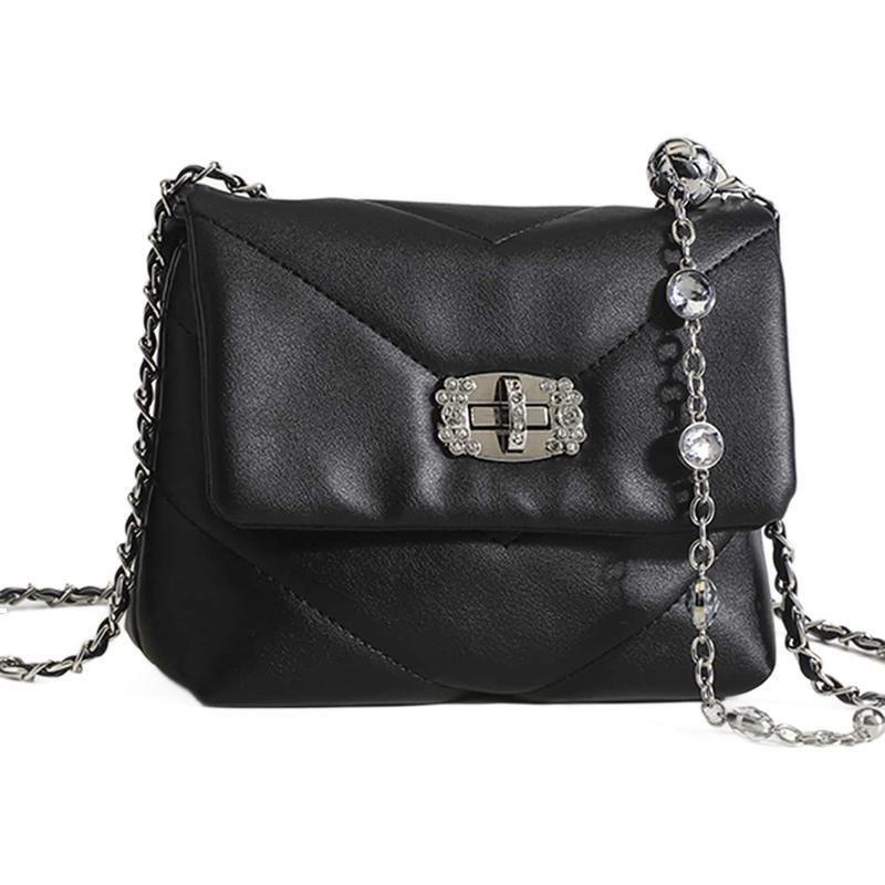 Small Bag Women'S High-End Texture Niche Light Luxury Transfer Bead Chain Bag Portable Messenger Is Popular Today