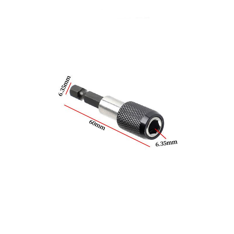 60/100/150mm Hexagonal Quick Change Rod Self-locking Screwdriver Connect Rod Power Tool Accessory Magnetic Sleeve Extension Rod