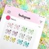 Jelly Color Ice Transparent Bowknot Nail Art Accessories Resin 3D Small Bow Versatile Ins Wearable Nail Decorations