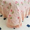 Washed Cotton And Linen Summer Cooler Comforter Bed Cover 4 Piece Set Moisture Absorbing Breathable Blanket Bed Sheet 4 Piece Set