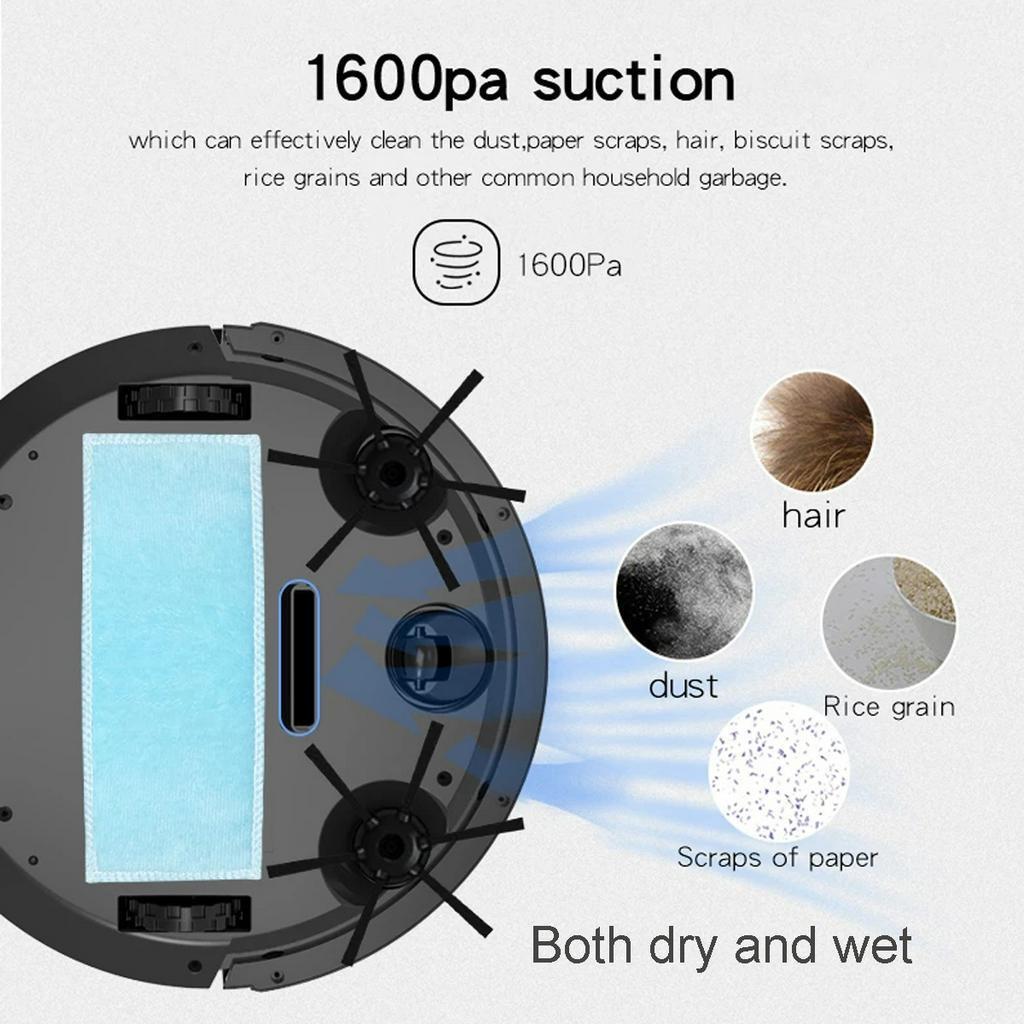 400ml Multifunctional Wireless Sweeping Robot Upgrade Smart Robot Vacuum Cleaner 2000Pa App Remote Control Vacuum Cleaner Home New