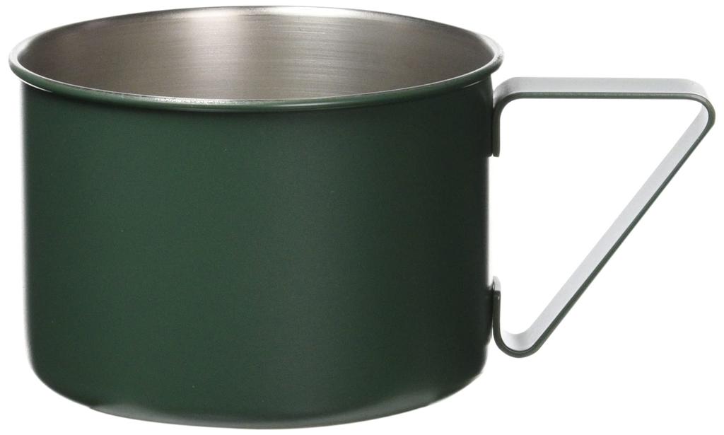 Takakuwa Metal Camping Mug, Green, 406692