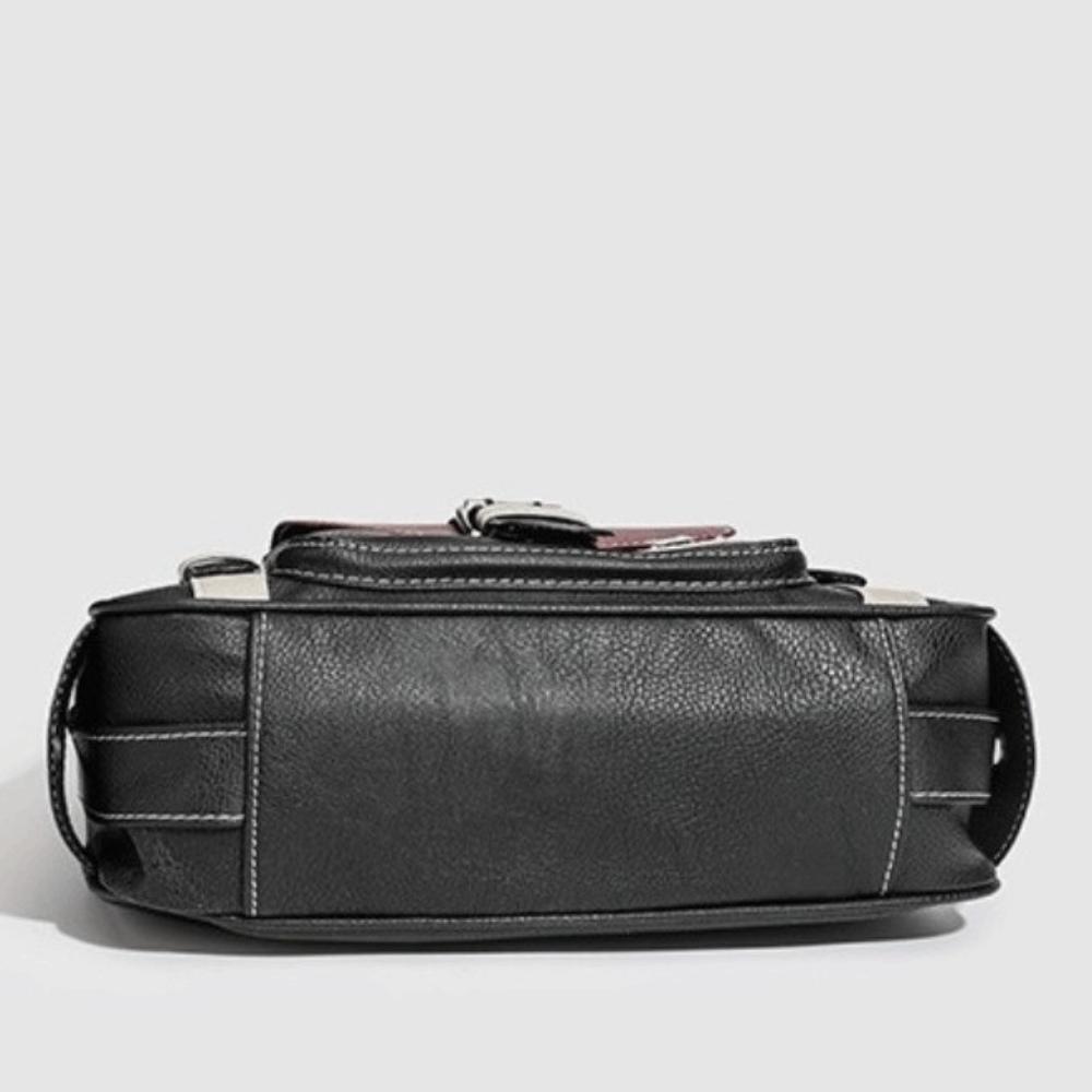 Large Capacity PU Leather Crossbody Bag Vintage Large Handbag Spicy Girl Shoulder Bag School