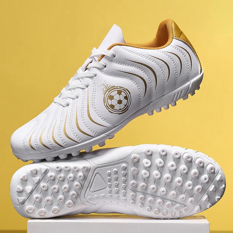 

Men Soccer Shoes Society Professional Training Sneaker Top Quality Grass Boy Football Shoes Casual Outdoor Unisex Football Boots 34