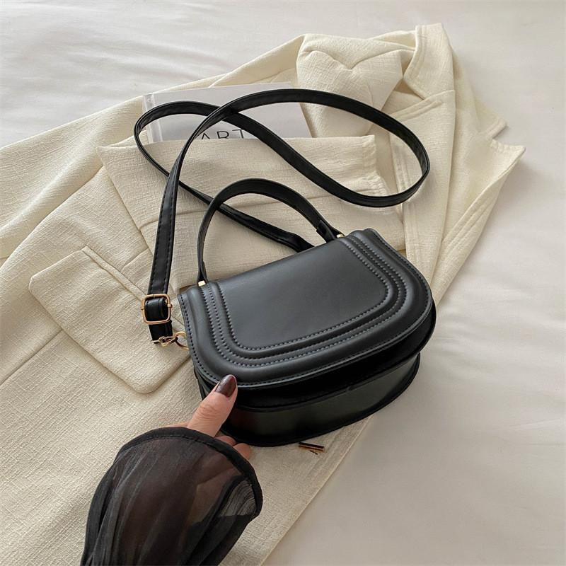 Trendy Medium Size Pu Saddle Bag With Soft Structure Perfect For Daily Casual Use