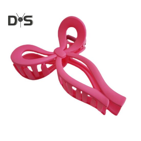 Women Hair Claw Bowknot Shape Anti-slip Design Hair Clip Back Head Large Hair Grip Clip Shark Hair Claw Hair Accessories